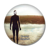 Crosby Antony Gormley's Another Place UK England 3D Fridge Magnet Crystal Glass