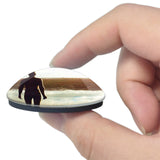 Crosby Antony Gormley's Another Place UK England 3D Fridge Magnet Crystal Glass