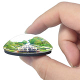 Devizes Caen Hill Locks UK England 3D Fridge Magnet Crystal Glass