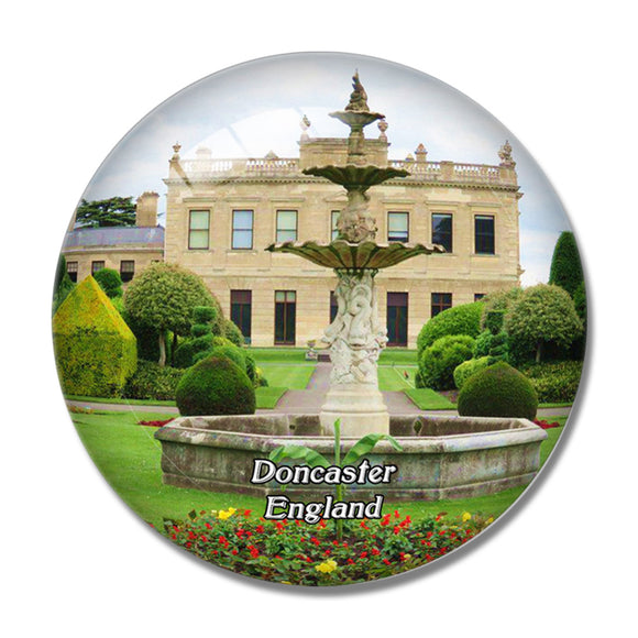 Doncaster Brodsworth Hall and Gardens UK England 3D Fridge Magnet Crystal Glass