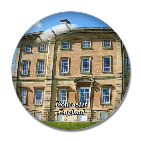 Doncaster Cusworth Hall UK England 3D Fridge Magnet Crystal Glass