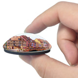 France Old Town Little Venice Colmar 3D Fridge Magnet Crystal Glass