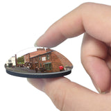 Dudley Black Country Living Museum UK England 3D Fridge Magnet Crystal Glass