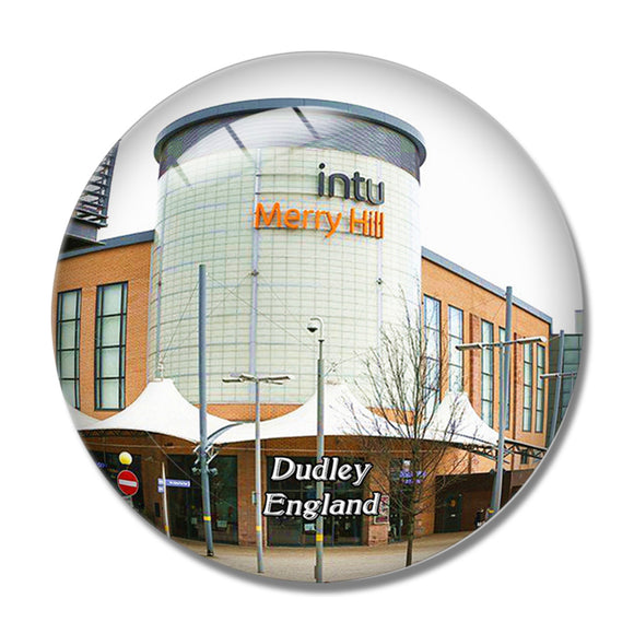 Dudley intu Merry Hill UK England 3D Fridge Magnet Crystal Glass