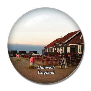 Dunwich Heath and Beach UK England 3D Fridge Magnet Crystal Glass