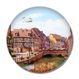 France Old Town Little Venice Colmar 3D Fridge Magnet Crystal Glass