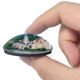 France Old Town Lyon 3D Fridge Magnet Crystal Glass