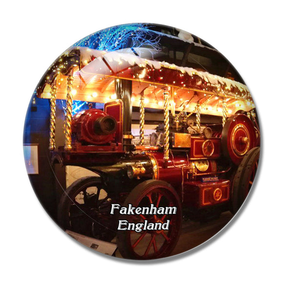 Fakenham Thurs UK England 3D Fridge Magnet Crystal Glass