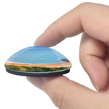 Folkestone Lower Leas Coastal Park UK England 3D Fridge Magnet Crystal Glass