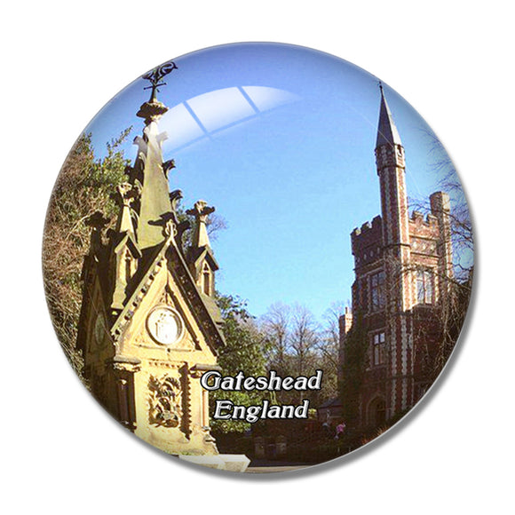 Gateshead Saltwell Park UK England 3D Fridge Magnet Crystal Glass