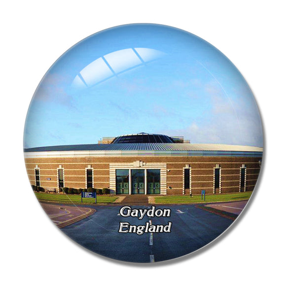 Gaydon British Motor Museum UK England 3D Fridge Magnet Crystal Glass