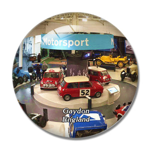 Gaydon British Motor Museum UK England 3D Fridge Magnet Crystal Glass