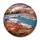 France Old Town Nice 3D Fridge Magnet Crystal Glass