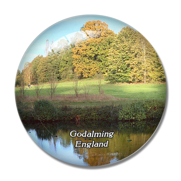 Godalming Winkworth Arboretum UK England 3D Fridge Magnet Crystal Glass