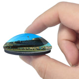 Gosport Royal Navy Submarine Museum UK England 3D Fridge Magnet Crystal Glass