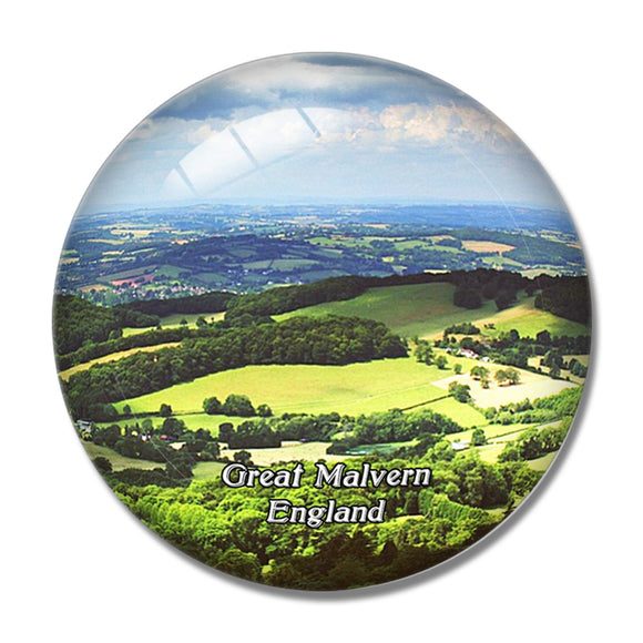 Great Malvern Hills UK England 3D Fridge Magnet Crystal Glass