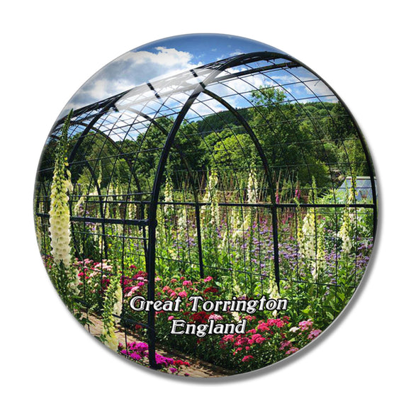 Great Torrington RHS Garden Rosemoor UK England 3D Fridge Magnet Crystal Glass