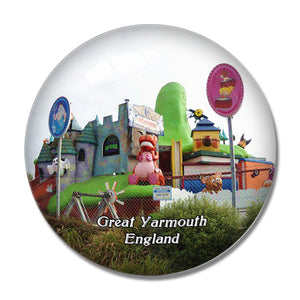 Great Yarmouth Joyland UK England 3D Fridge Magnet Crystal Glass