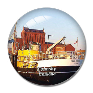 Grimsby Fishing Heritage Centre UK England 3D Fridge Magnet Crystal Glass