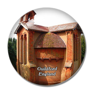 Guild Watts Chapel UK England 3D Fridge Magnet Crystal Glass