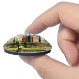 Hatfield House UK England 3D Fridge Magnet Crystal Glass