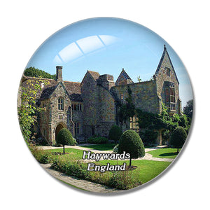 Haywards Heath Nymans Gardens and House UK England 3D Fridge Magnet Crystal Glass