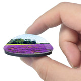 Heacham Norfolk Lavender UK England 3D Fridge Magnet Crystal Glass