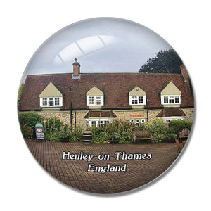 Henley-on-Thames Chiltern Valley Winery & Brewery UK England 3D Fridge Magnet Crystal Glass