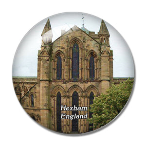 Hexham Abbey UK England 3D Fridge Magnet Crystal Glass