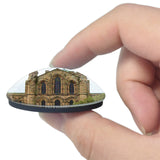 Hexham Abbey UK England 3D Fridge Magnet Crystal Glass