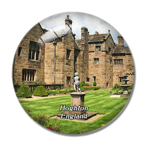 Hoghton Tower UK England 3D Fridge Magnet Crystal Glass