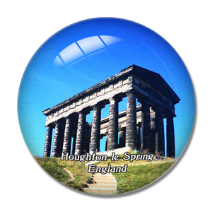 Houghton-le-Spring Penshaw Monument UK England 3D Fridge Magnet Crystal Glass