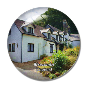 Ilfracombe Chambercombe Manor UK England 3D Fridge Magnet Crystal Glass