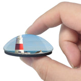 Isle of Portland Bill Lighthouse UK England 3D Fridge Magnet Crystal Glass