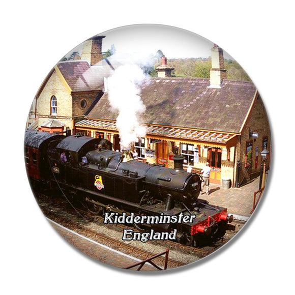 Kidderminster Severn Valley Railway UK England 3D Fridge Magnet Crystal Glass