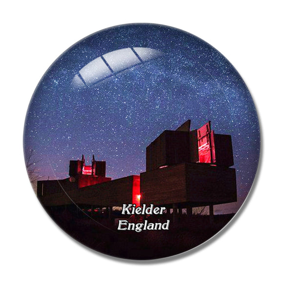 Kielder Observatory UK England 3D Fridge Magnet Crystal Glass