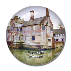 Lapworth Baddesley Clinton UK England 3D Fridge Magnet Crystal Glass