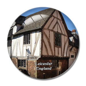 Leicester Guildhall UK England 3D Fridge Magnet Crystal Glass