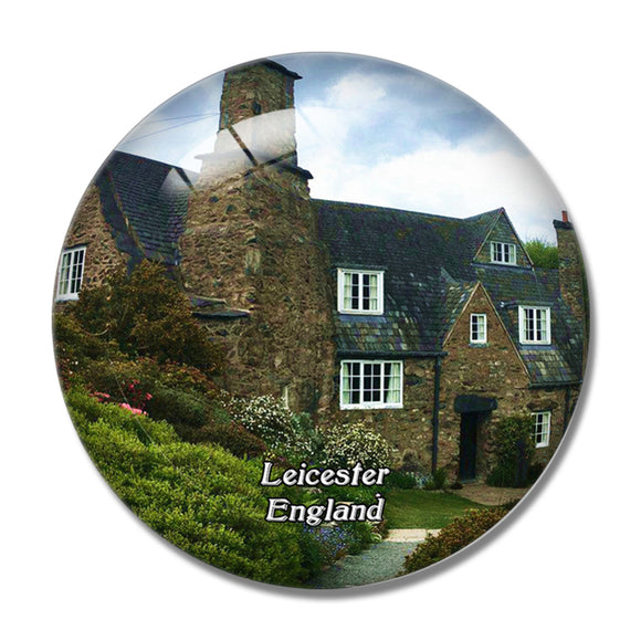 Leicester Markfield Stoneywell UK England 3D Fridge Magnet Crystal Glass