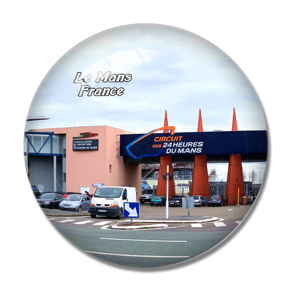 France Permanent circuit of the Hours of Le Mans 3D Fridge Magnet Crystal Glass