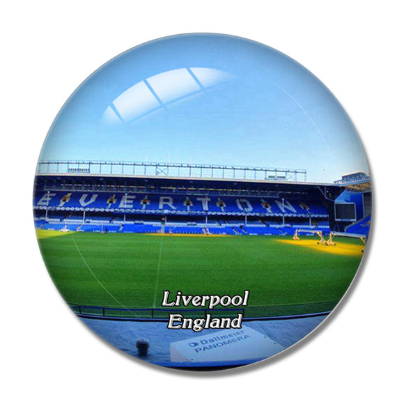 Liverpool Goodison Park UK England 3D Fridge Magnet Crystal Glass