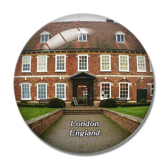 London Bexley Hall Place and Gardens UK England 3D Fridge Magnet Crystal Glass