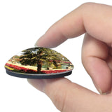 London Kensington Gardens UK England 3D Fridge Magnet Crystal Glass