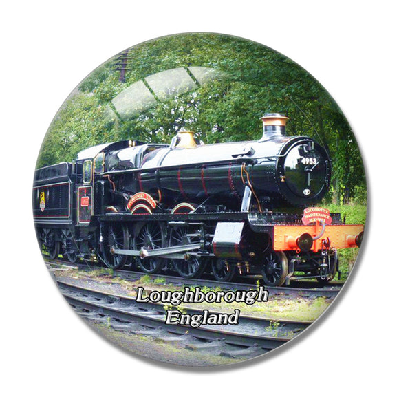 Loughborough Great Central Railway UK England 3D Fridge Magnet Crystal Glass