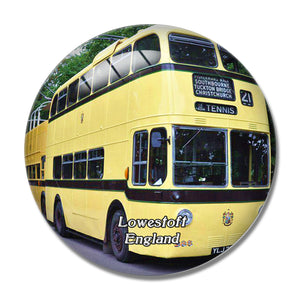 Lowestoft East Anglia Transport Museum UK England 3D Fridge Magnet Crystal Glass