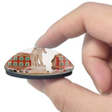 France Place Massena Nice 3D Fridge Magnet Crystal Glass