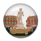 France Place Massena Nice 3D Fridge Magnet Crystal Glass