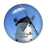 Lytham St Anne's Lytham Windmill UK England 3D Fridge Magnet Crystal Glass