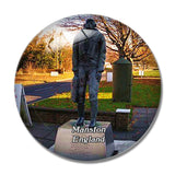 Manston Spitfire & Hurricane Memorial Museum UK England 3D Fridge Magnet Crystal Glass