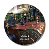 Matlock Bath Sir Richard Arkwright's Masson Mills UK England 3D Fridge Magnet Crystal Glass